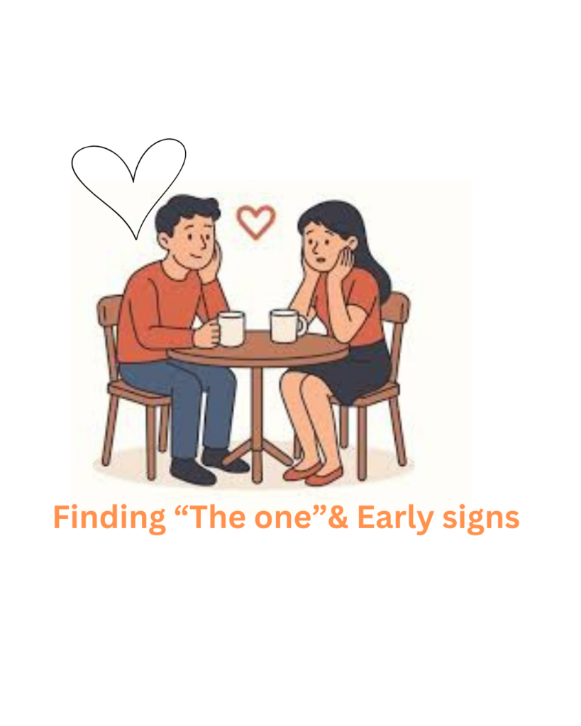 finding “the one”& early signs
